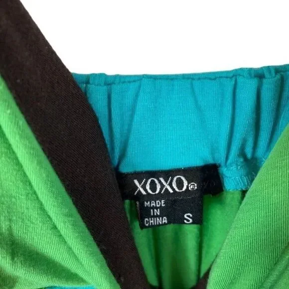 Beautiful XOXO bright color maxi dress- size S - Picture 2 of 9